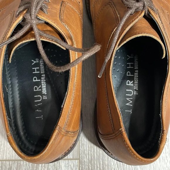 J. Murphy by Johnston & Murphy Leather Novick Lace Up Cap Toe Oxfords Brown 8M main image 11